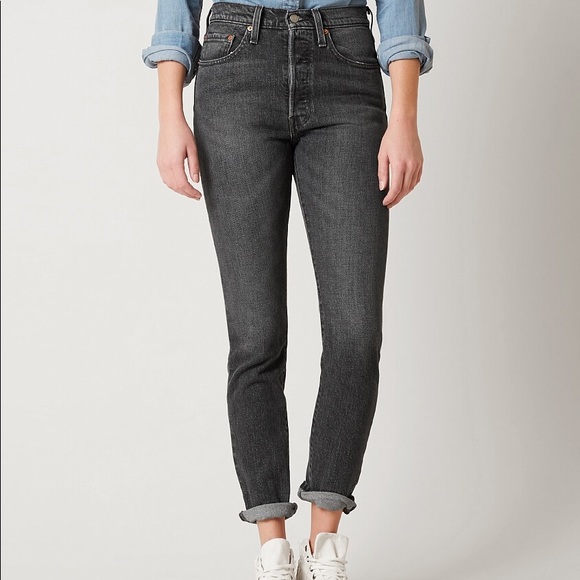 levi's 501 skinny black coast
